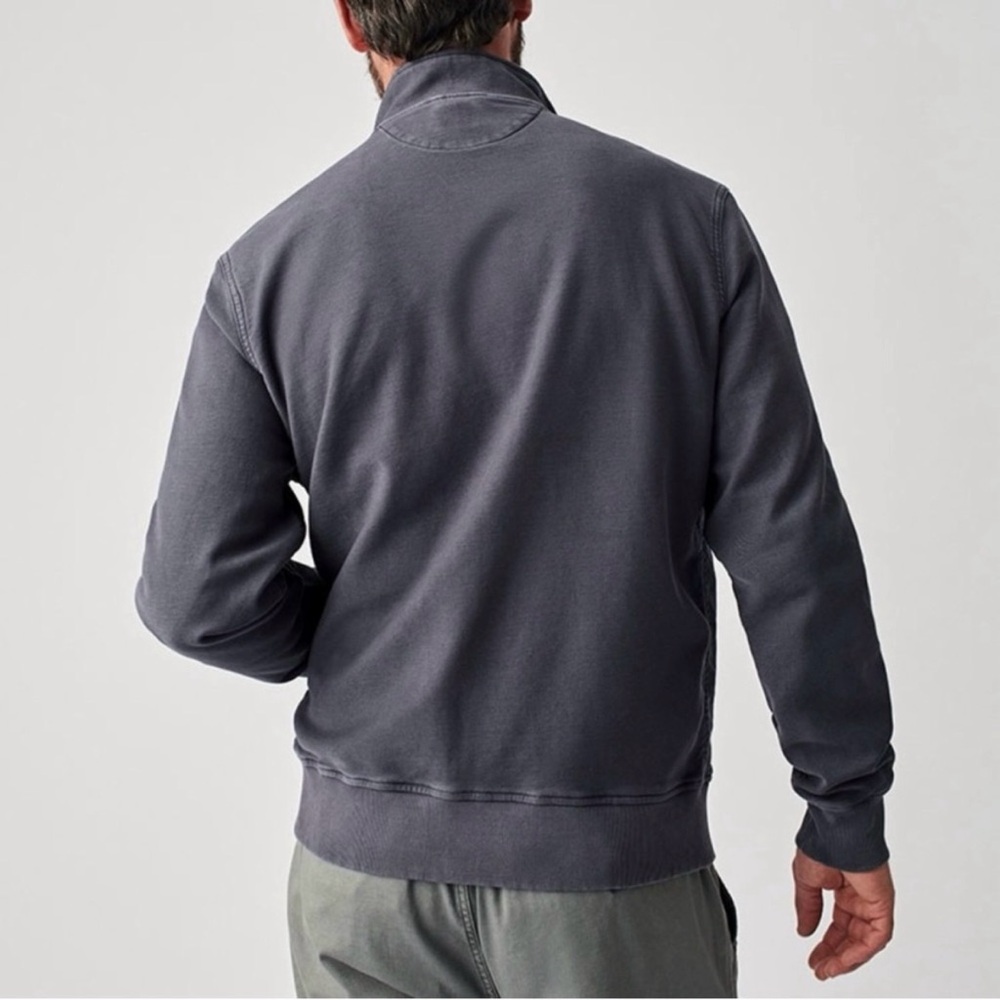 🆕Faherty Stretch Terry Tanker Jacket - Men's Lightweight Zip Shirt Jacket - Picture 5 of 8